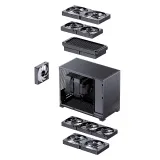 Case JONSBO D32 STD Black | M-ATX| Mini Tower| VGA 365mm